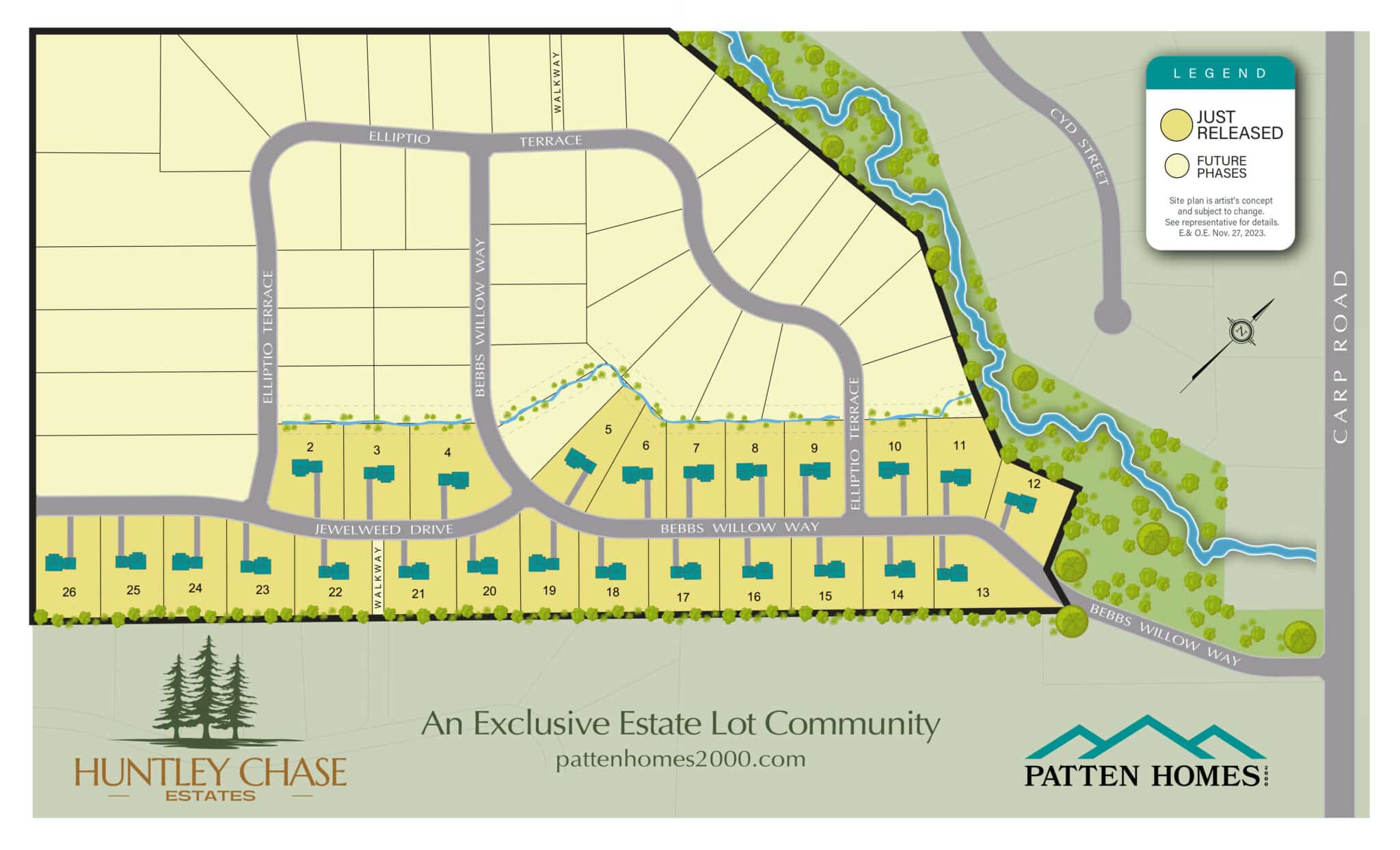 Huntley Chase in Carp Patten Homes